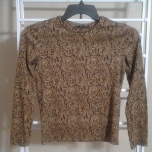 Jones New York Signature Paisley Top Size PS
